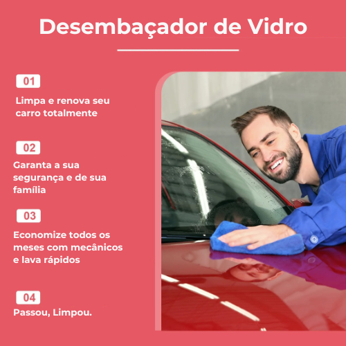 Desembaçador de Vidro para Carro Clique Total™