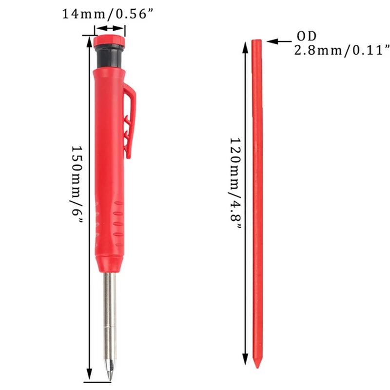 Conjunto de Lápis de Carpinteiro CliqueTotal™